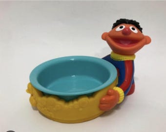 Vintage Sesamstraße Jim Henson Ernie Müslischalenhalter