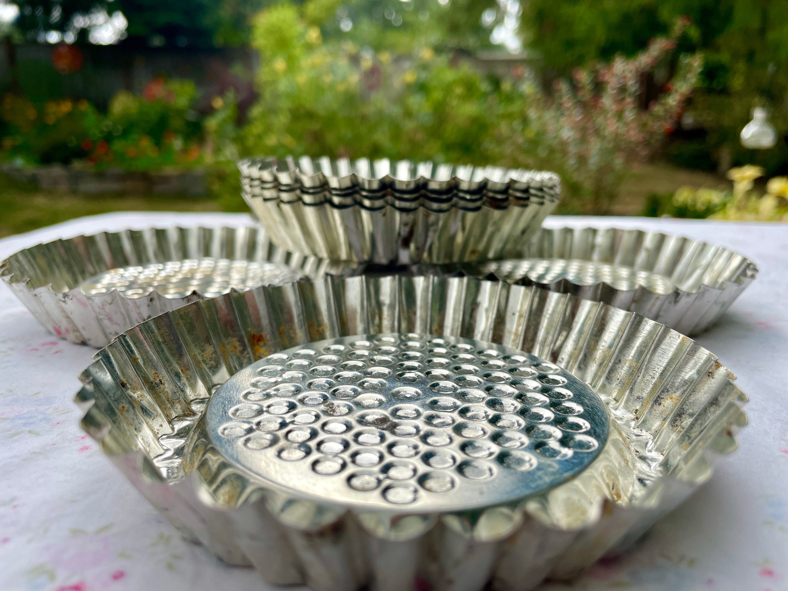 Tart Tin Set, Mini Tart Tins, Individual Tart Tins - For Sale