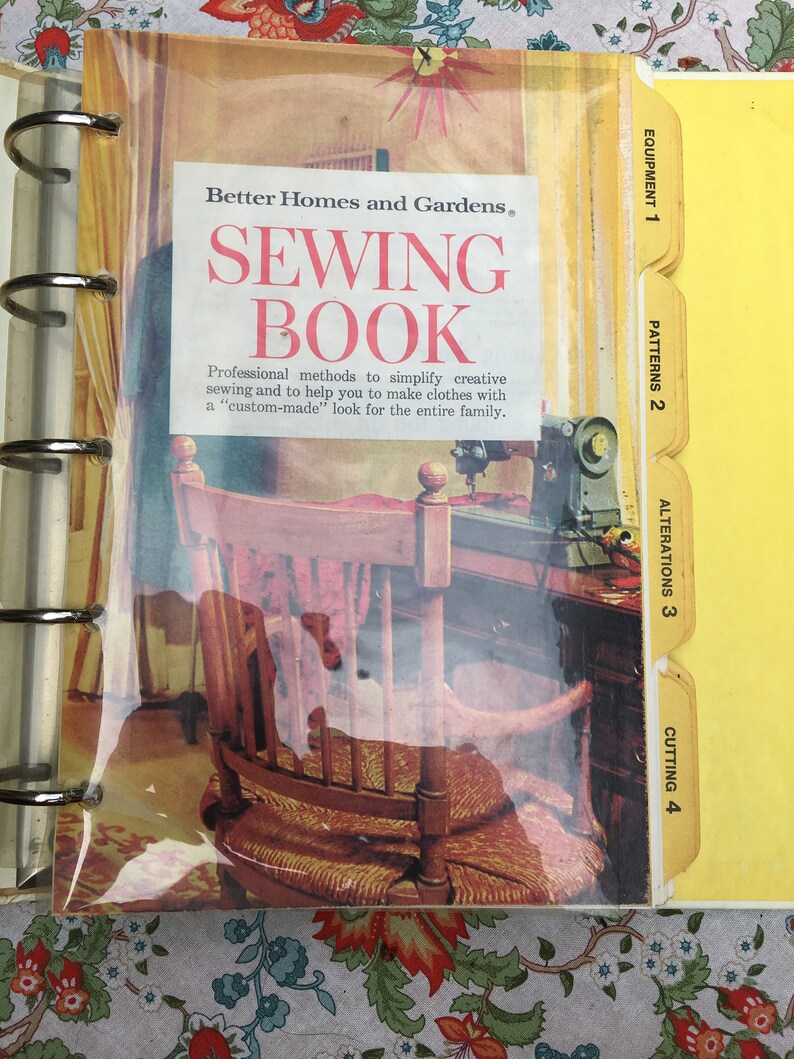Vintage Sewing Book Better Homes and Gardens 1972 Printing Etsy