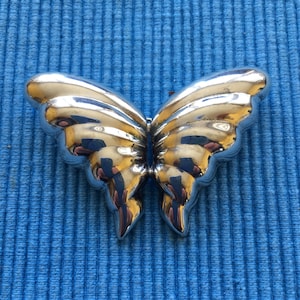 Silver butterfly brooch - 925 Italy - sterling silver - butterfly pin - silver brooch