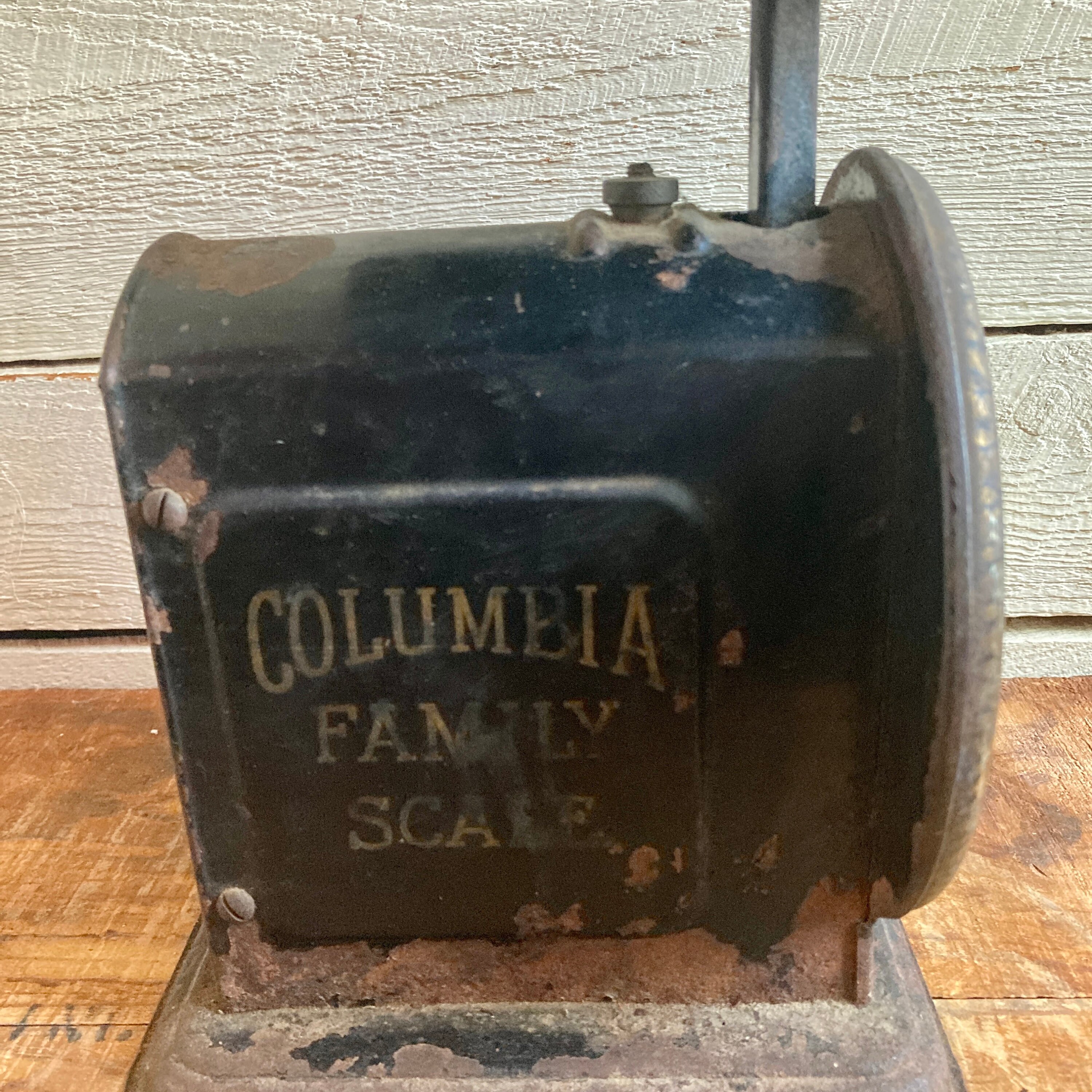 1900s Antique Kitchen Scale Farmhouse Rustic Primitive Black 