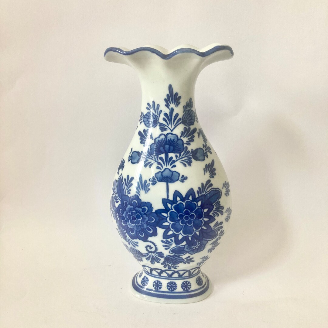 China Blue Fine Porcelain Vase for Seymour Mann Blue White Etsy