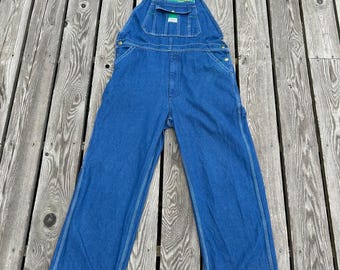 Salopette da contadino - Salopette Liberty - Abbigliamento da lavoro - Salopette da contadino in denim - Uomo taglia L - Jeans blu da uomo
