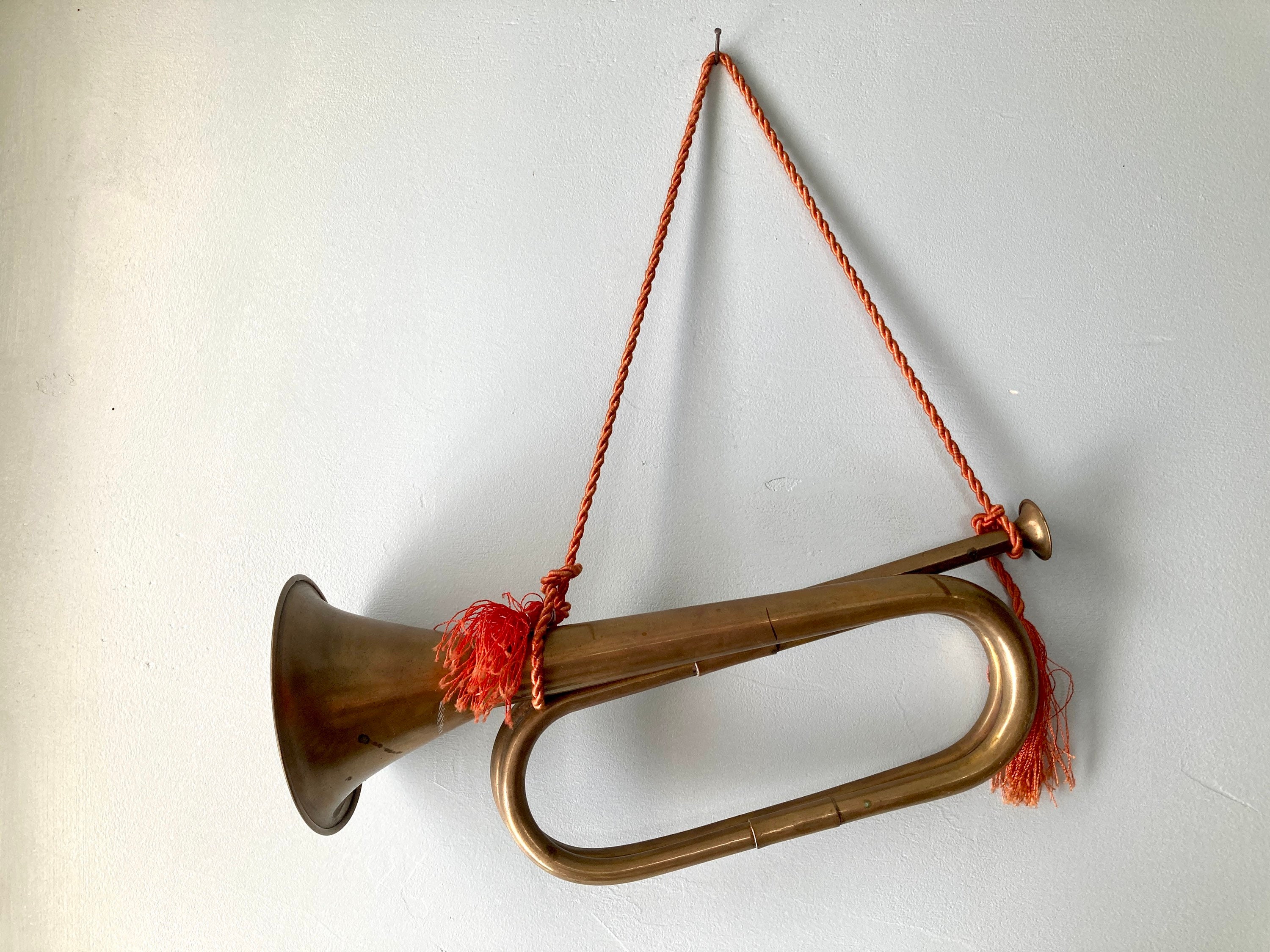 Antique Brass Bugle, Military Brass Bugle, Antique Carriage Bugle, Retro  Car Bugle 