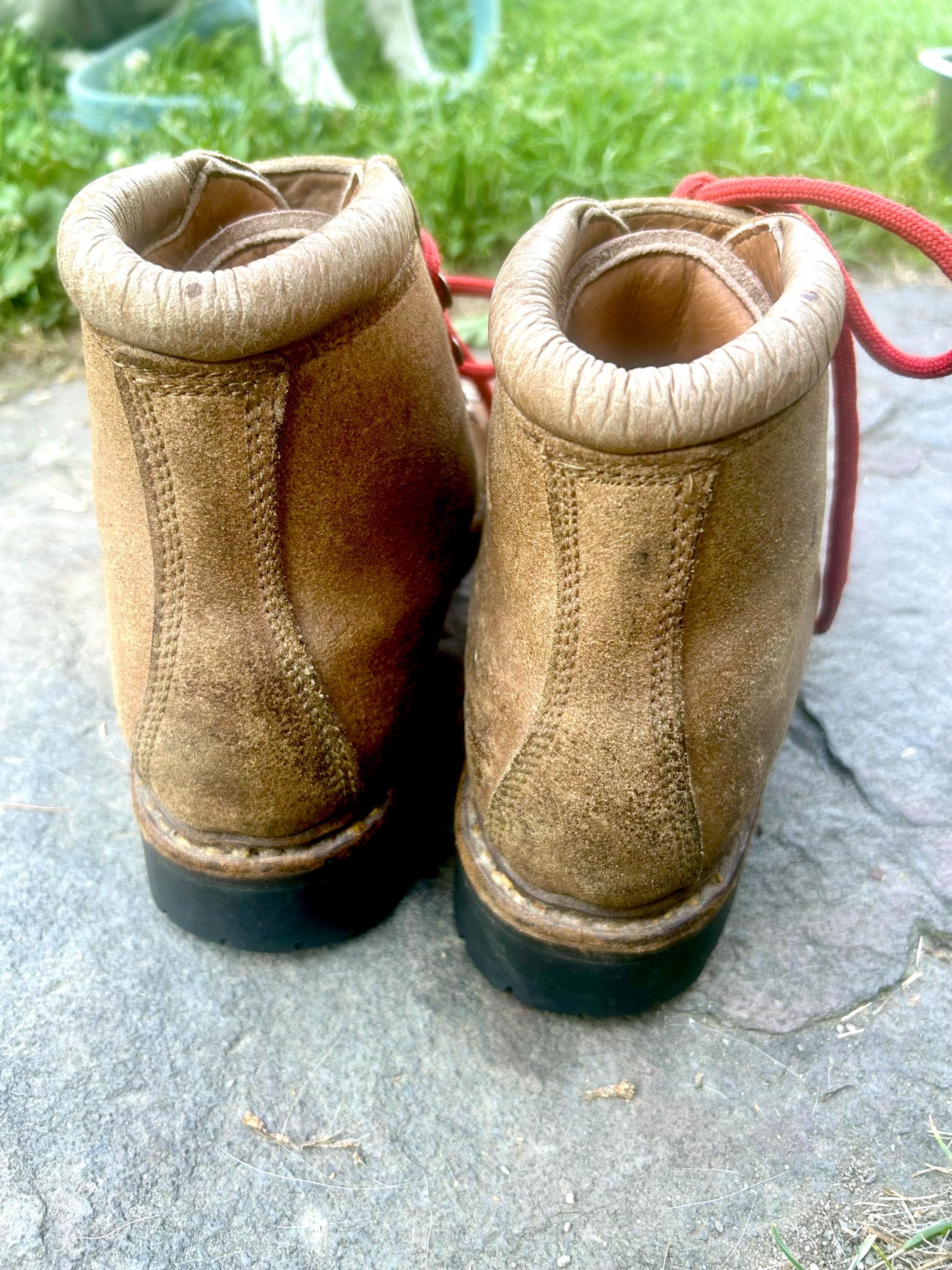 70s Fabiano Leather Mountaineering Boots - Italy Men's Hiking