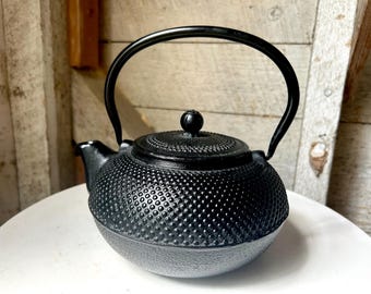 鋳鉄製ハンドル付きティーポット 400ml - 「あかいろ」 - Etsy 日本