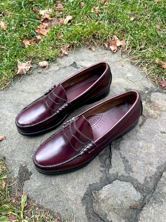 Weejuns G H Bass Larson ラグレザーローファー 9D メンズ スリッポン