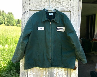 green workers jacket