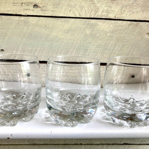 3 Glas Kristall Whisky Gläser Rocks Gläser Bourbon eingedruckten Design