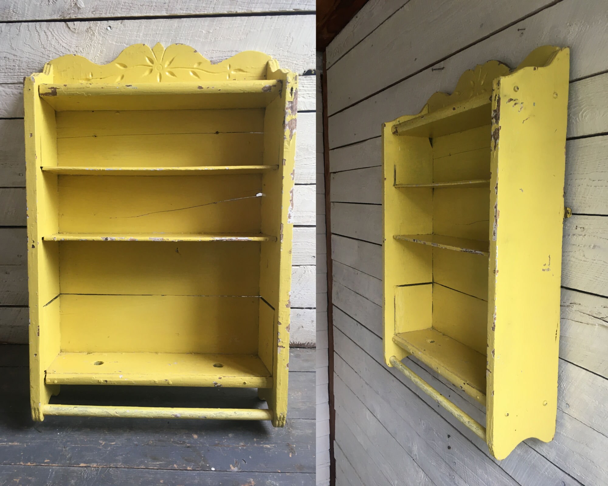 Antigua granja estante unidad de la cocina del país | Etsy