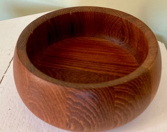 Dansk wood bowl mid century modern salad bowl