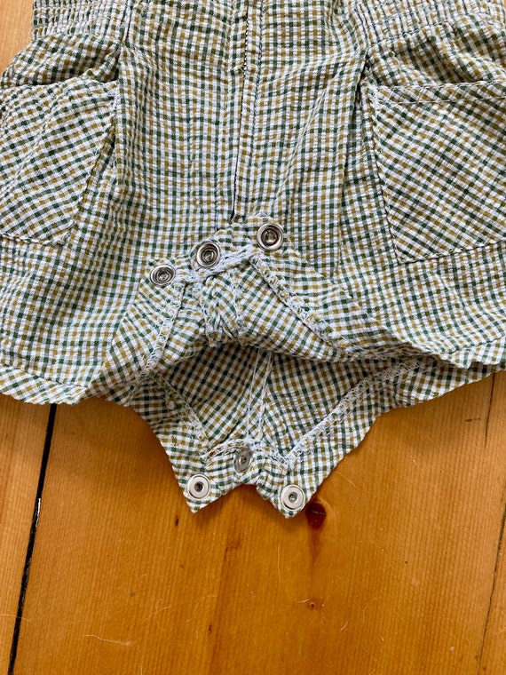 60s Childs corduroy jacket and plaid seersucker r… - image 8