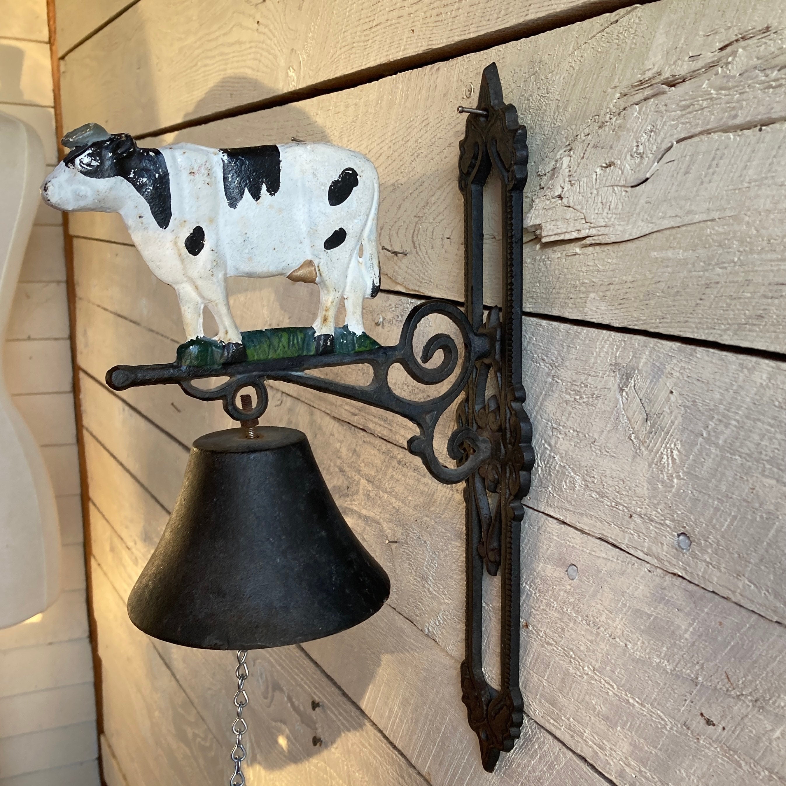 Vintage Metal Hanging Bells Decorative Cast Iron Cow Bells - Temu