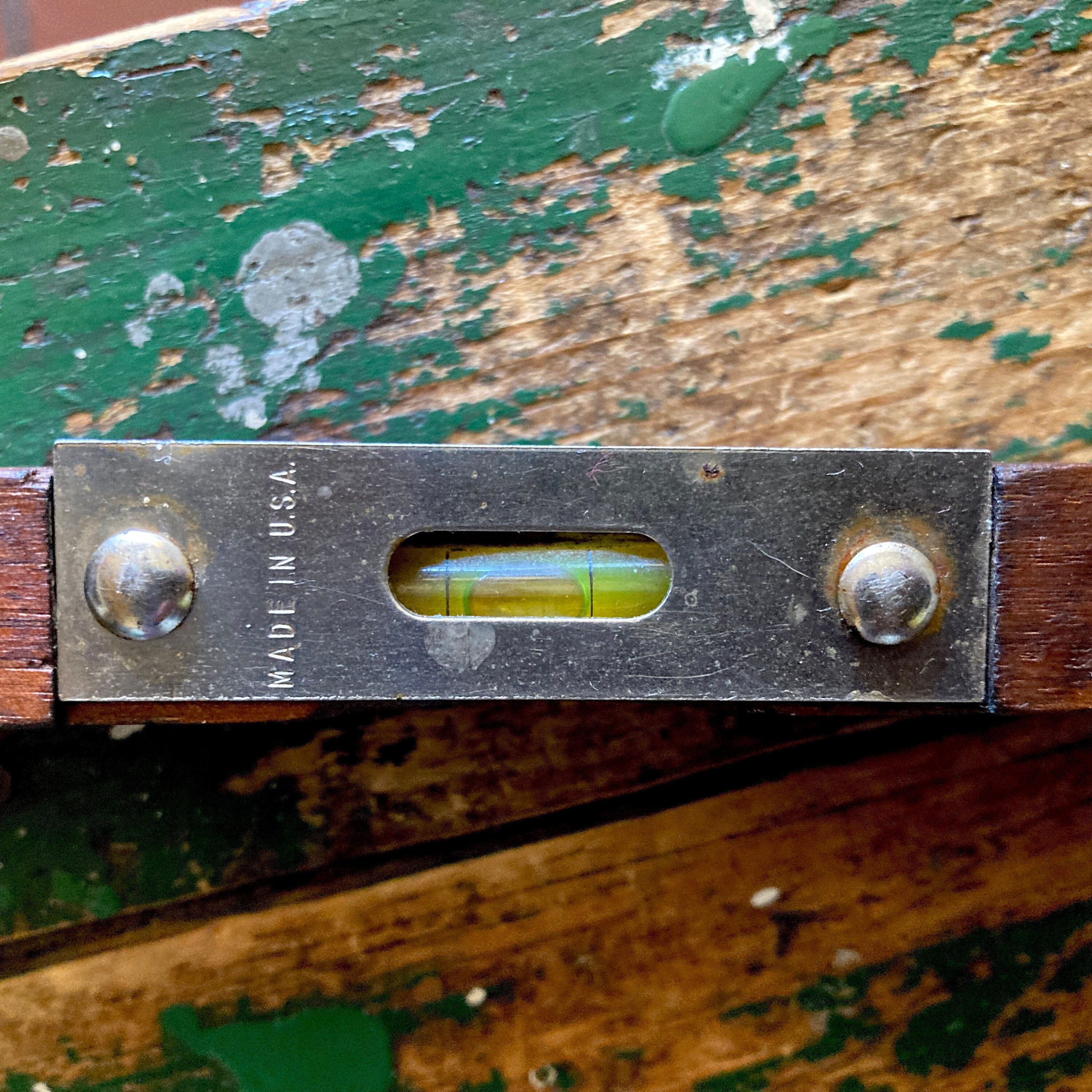 Vintage Level Defiance by Stanley Cherry Wood Small Level Working Level ...