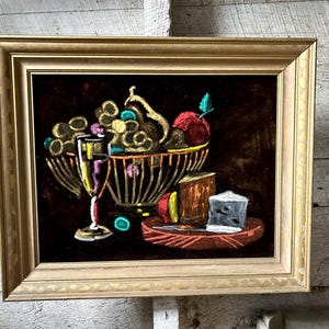 70's Velvet Painting - Etsy