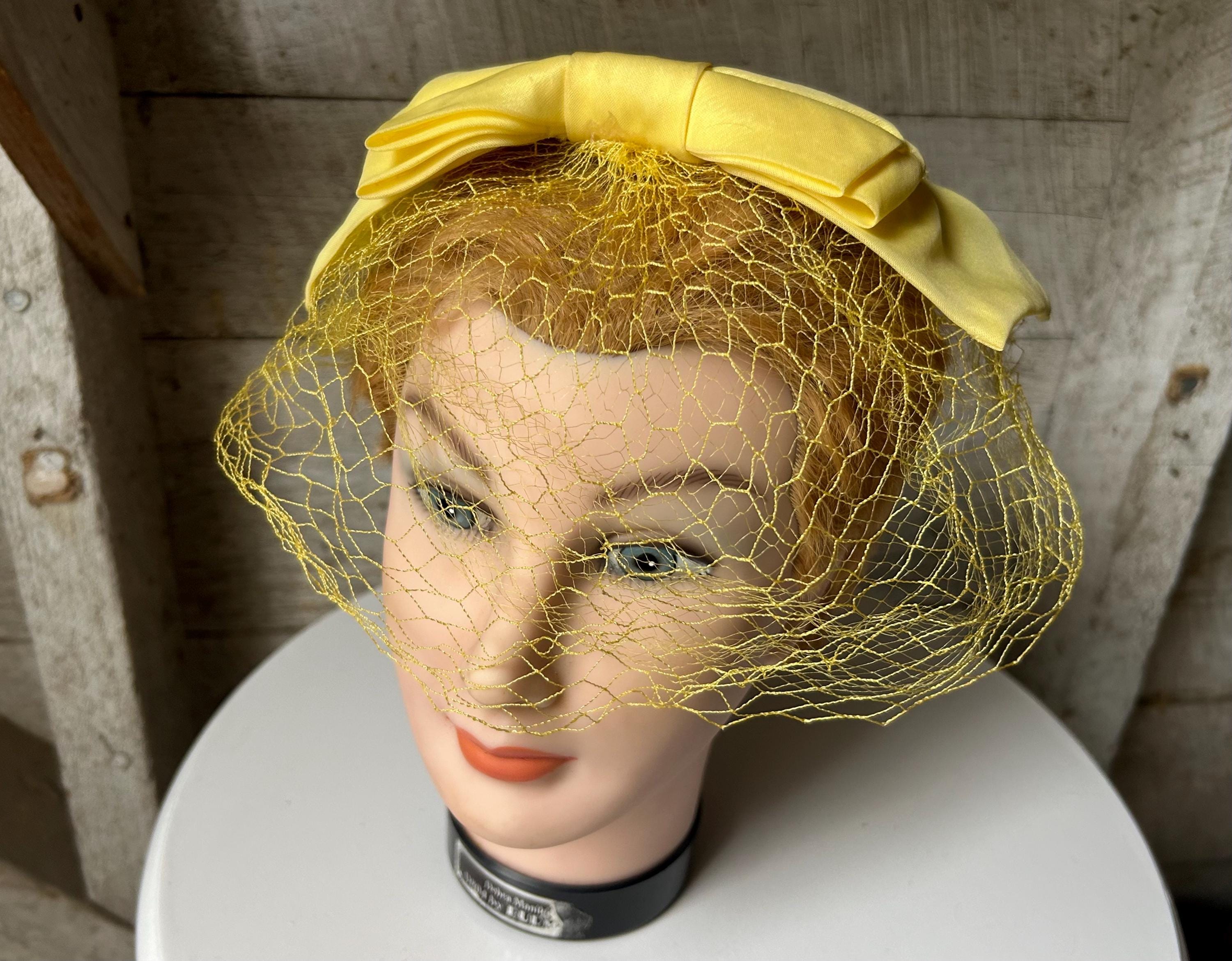 帽子 1950s headdress YOLAI Fascinator Hat Headpiece 1950S Womens Vintage