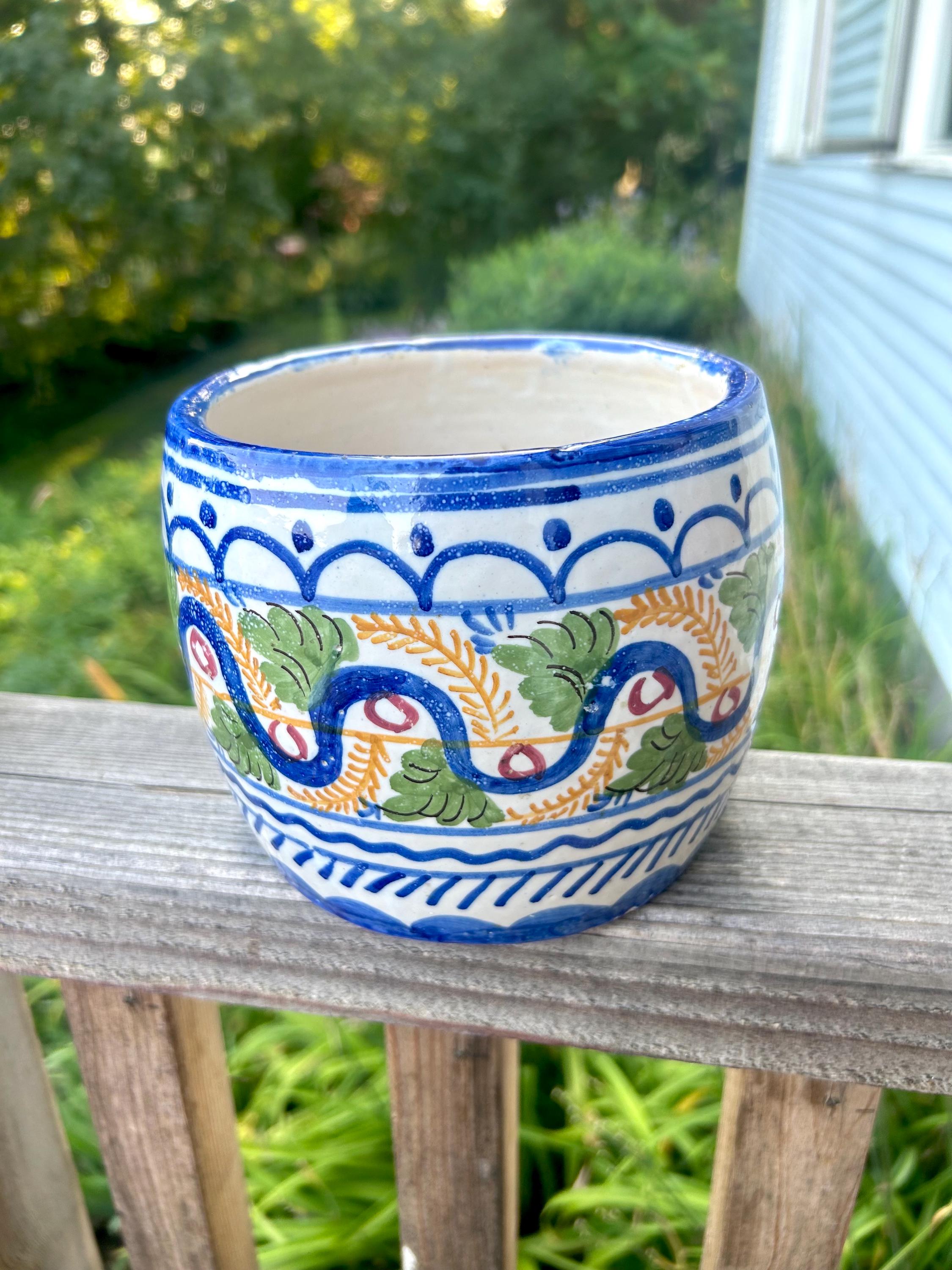 Spanish ceramic pot - Etsy 日本