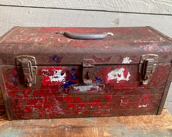 Antique craftsman tool box deals