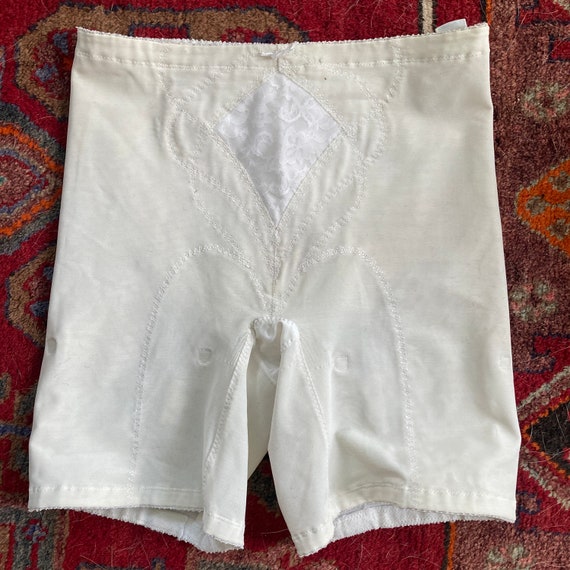 60s girdle Warners white shapewear garter clips loops… Gem