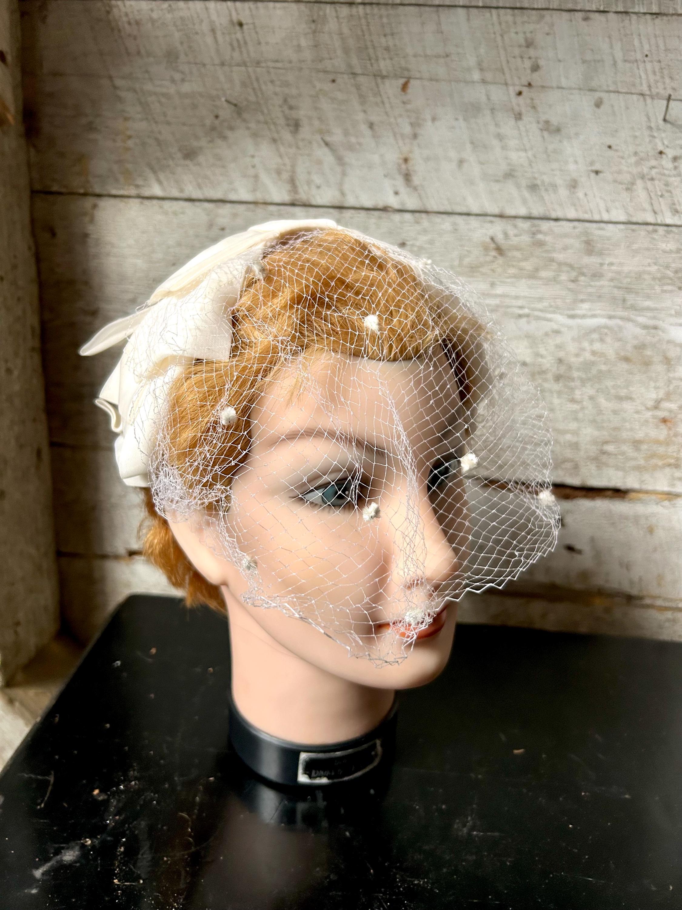 1950s Fifth Ave. Designers Group Wide‎ Brim Hat w/Velvet  display picture 3