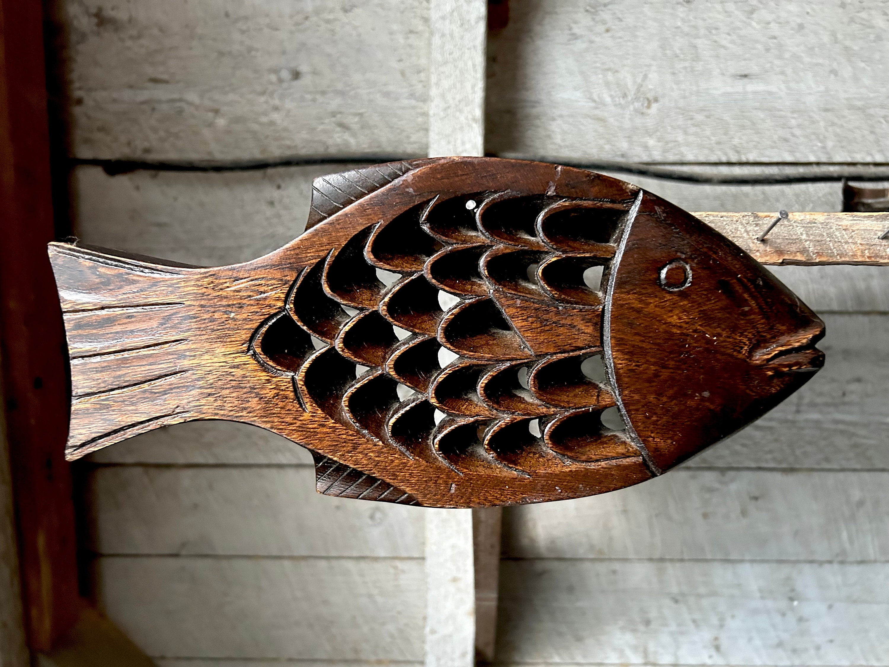 11+ Wooden Fish Carving