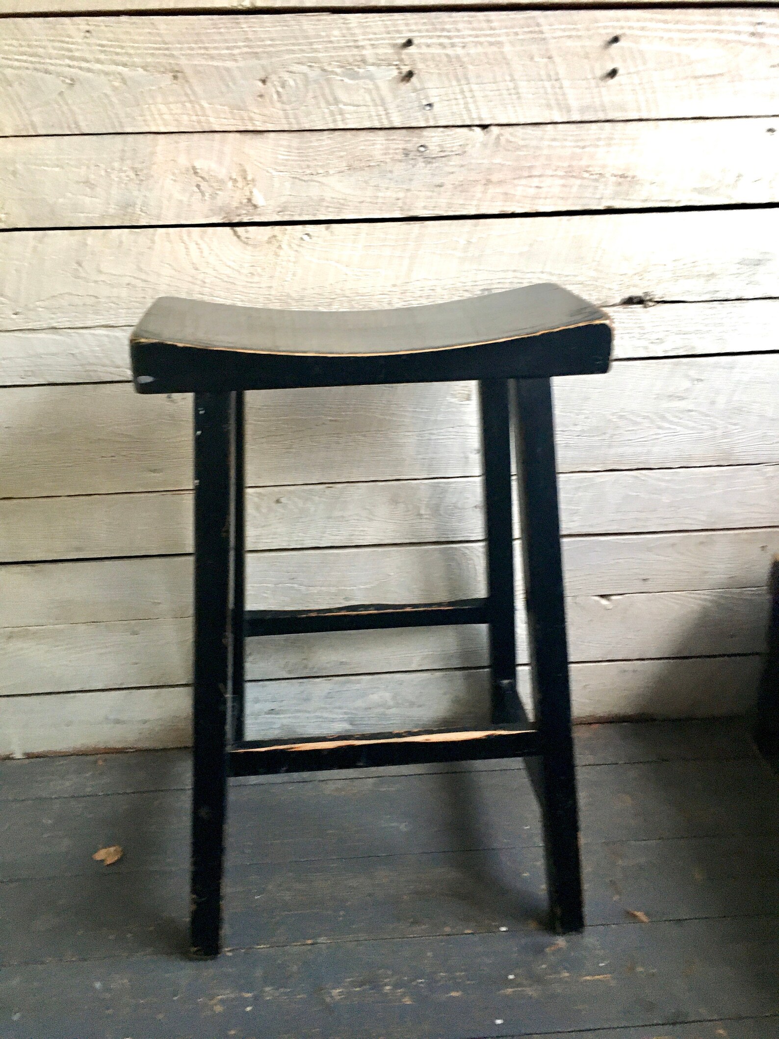 Black Asian Stool bar stool kitchen wood stool tall Etsy