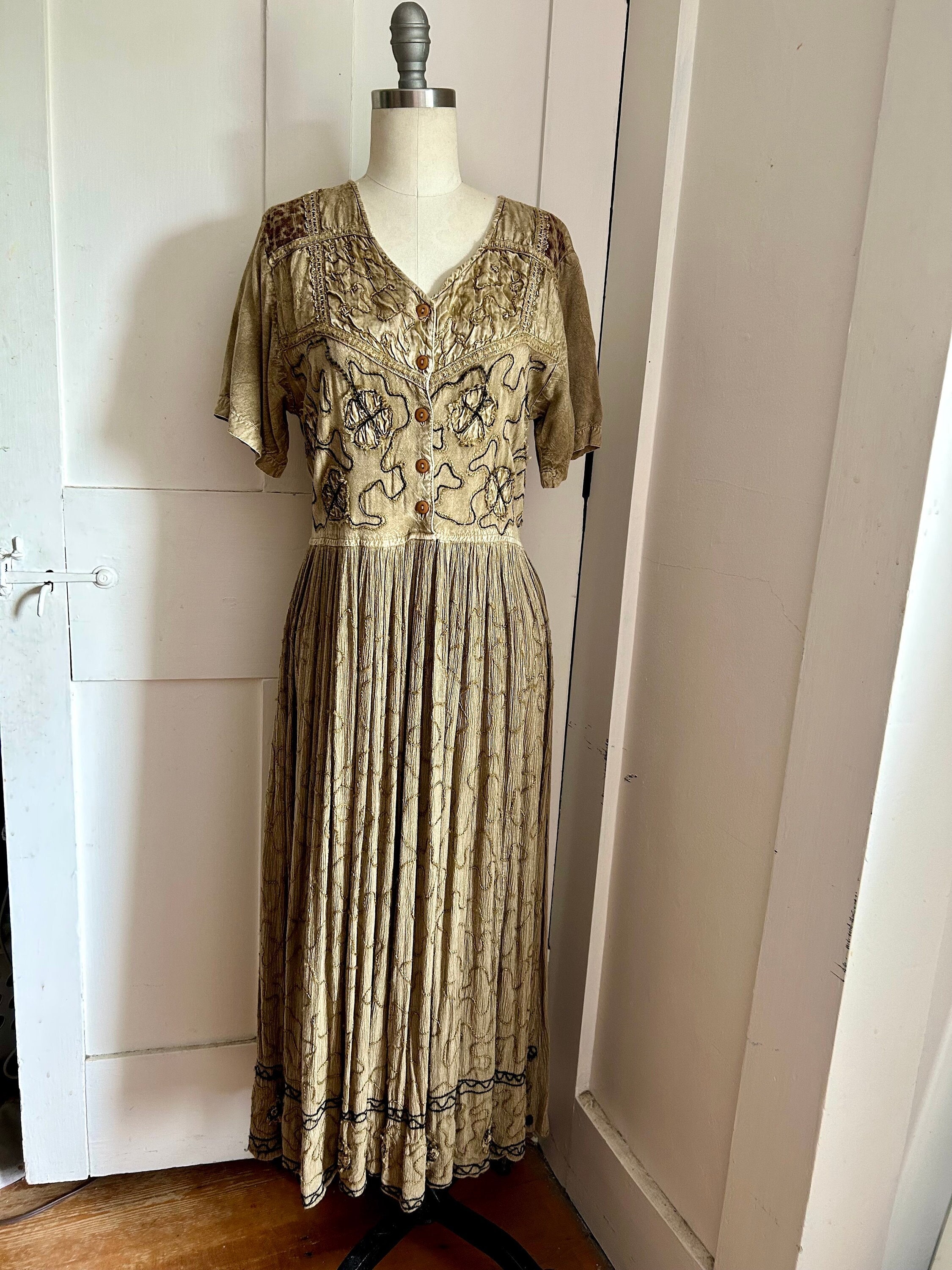 white christmas dresses Erica Denim Dress Medium