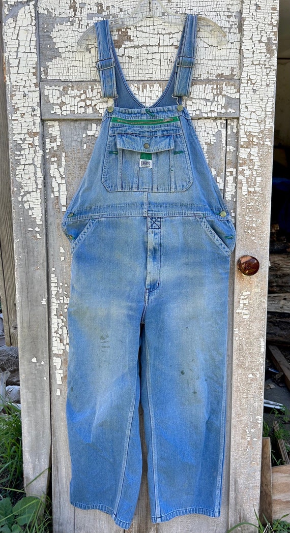 Farmer distressed overalls - Liberty overalls - wo