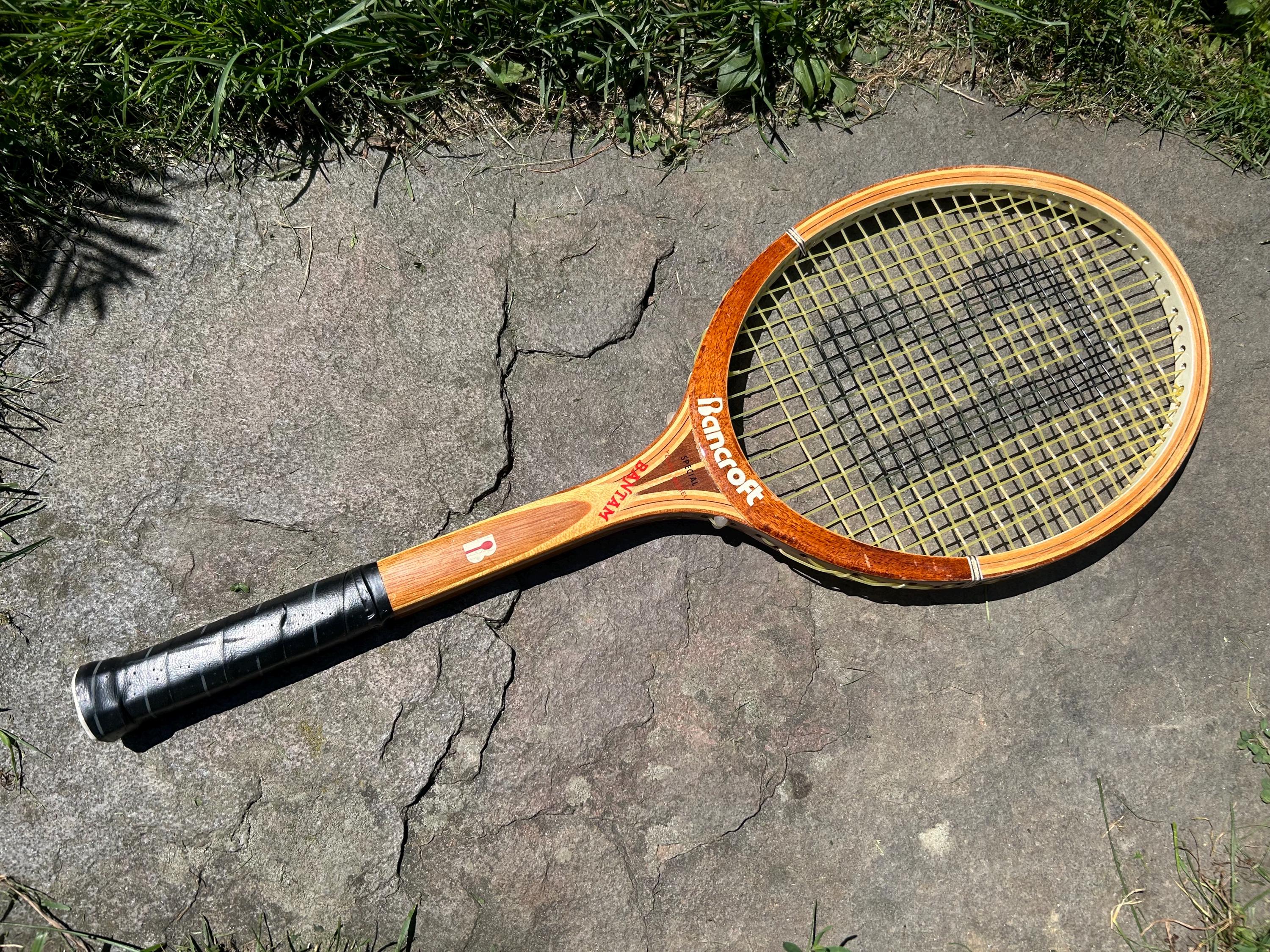 ビンテージ　ウッドラケット　Bancroft Wilsonなど5本セット 値下 希少ビンテージ ウッドラケット Bancroft Wilson等5本