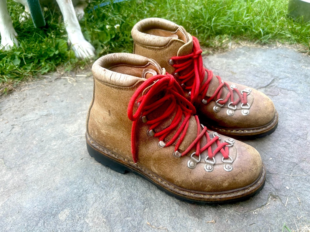 70s Fabiano Leather Mountaineering Boots - Italy Men display picture 2