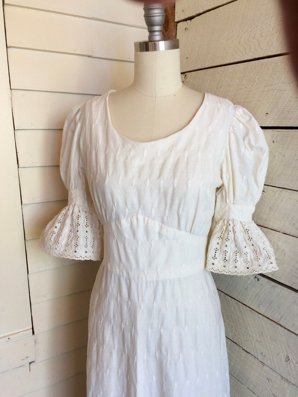 Abito da sposa Boho hippie anni '70 cotone mussola | Etsy