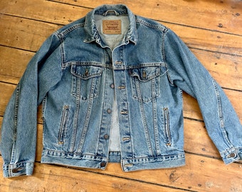 90s levis Classic Denim Jacket Made in Canada Medium Etsy India