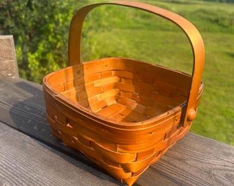 Vintage Longaberger Basket ~ 1994 ~ Small Square Basket - Etsy