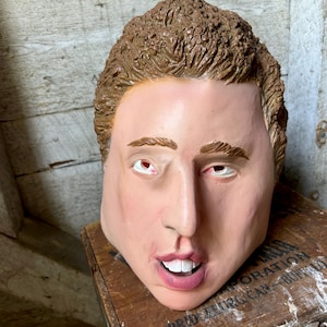 Halloween mask face rubber one size