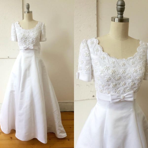 White Wedding Dress - Etsy