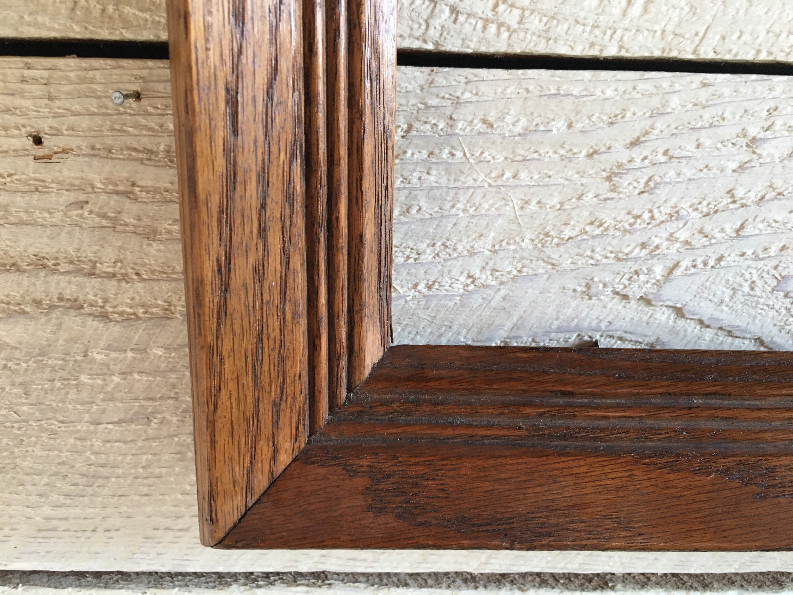 Legno Cornici Vintage Rustico Squallido Marrone Scuro Natura - Foto 5