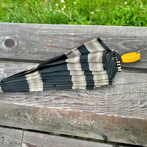 Bakelite Handle Umbrella - Silk - Butterscotch Bakelite - Shredded - Distressed - Edwardian - Display