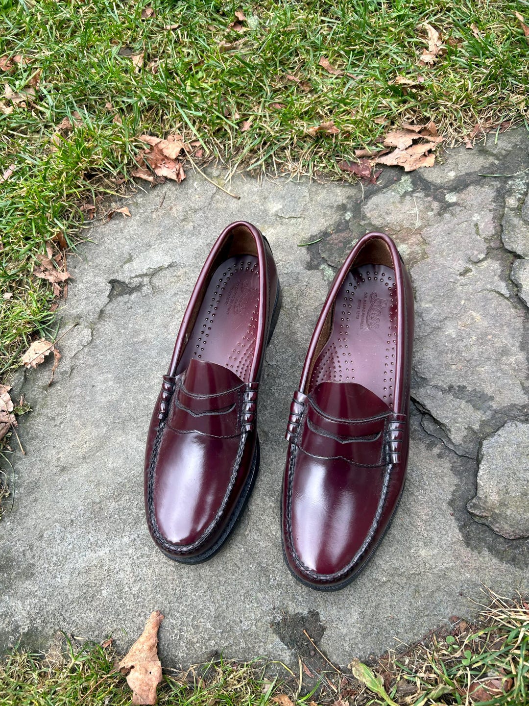 GH.BASS WEEJUNS コインローファー バーガンディ【24】USA製 GH.BASS WEEJUNS コインローファー バーガンディ【24】USA製 - メルカリ