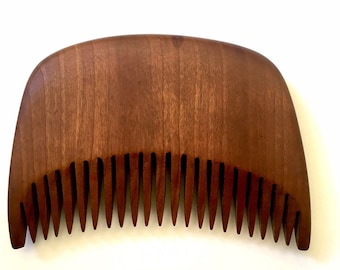Vintage Wood Comb - handmade - large comb wooden comb