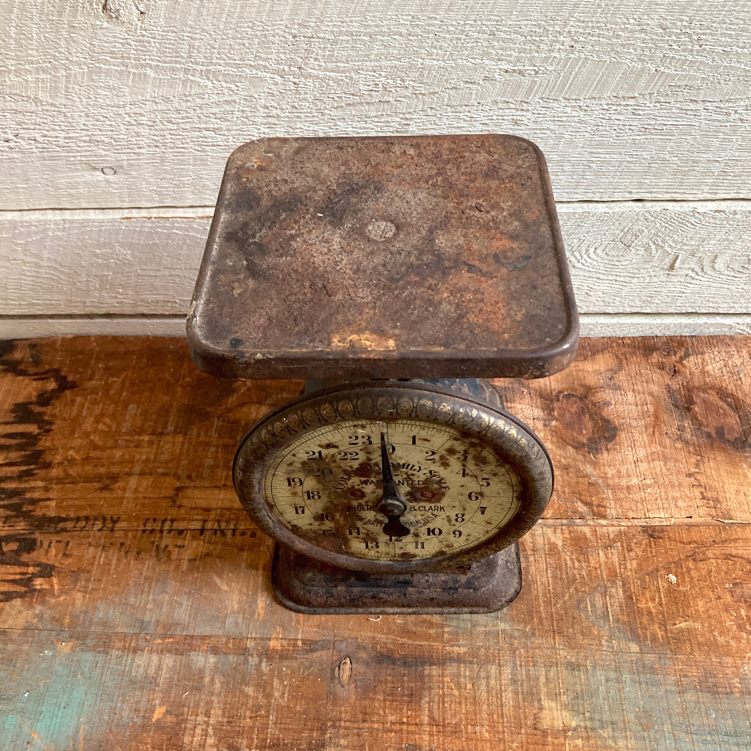 1900s Antique Kitchen Scale Farmhouse Rustic Primitive Black