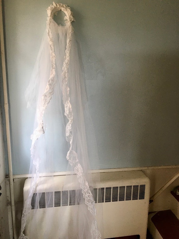 Wedding Cathedral Veil - Lace Veil - Long Veil - … - image 9