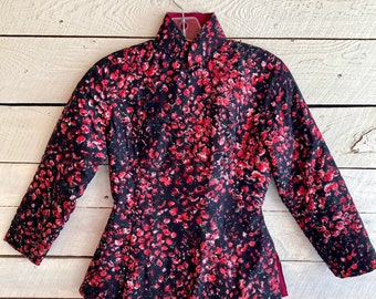 Silk Chinese jacket silk lining extra small knot buttons