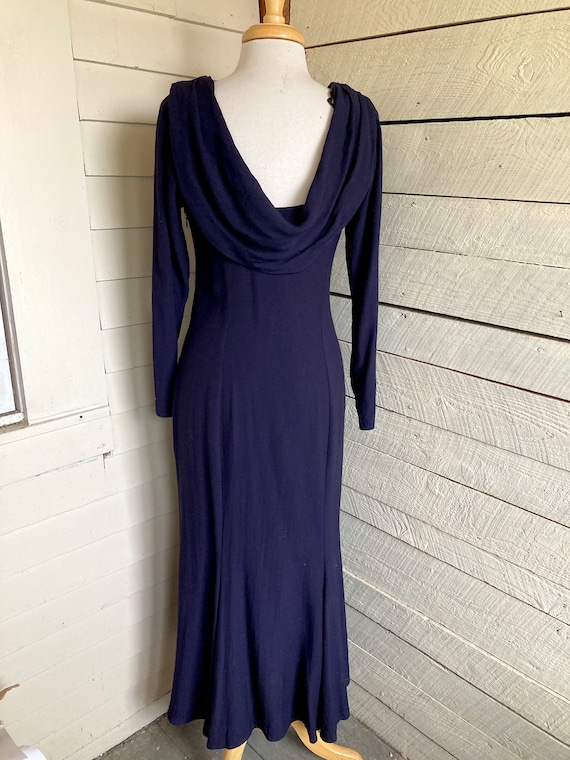 Jessica McClintock Robe en rayonne dos nu longue robe de cocktail