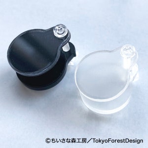 Single Φ20mm (0.78in) Diameter Pads Screwed Pressure Earring for Keloid Scars - Handmade in JAPAN