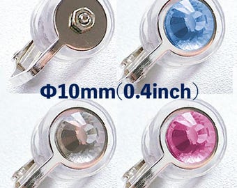 Brinco de compressão para queloide com clipe: almofada de silicone, feito à mão no Japão