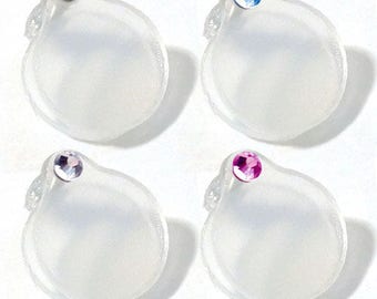 Single Φ14mm (0.55in) Screwed Pressure Earring for Keloid Scars - Handmade in JAPAN