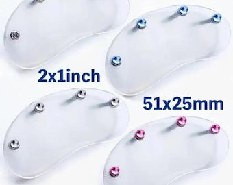 Large Keloid Compression Earring: Silicone Lined Scar Treatment, Handmade in Japan, Compression earlobe