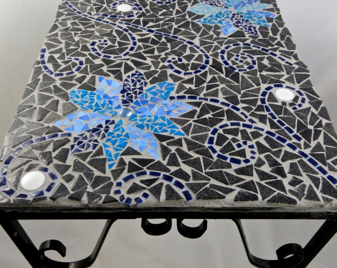 Mosaic Side Table Indoor or Outdoor Etsy