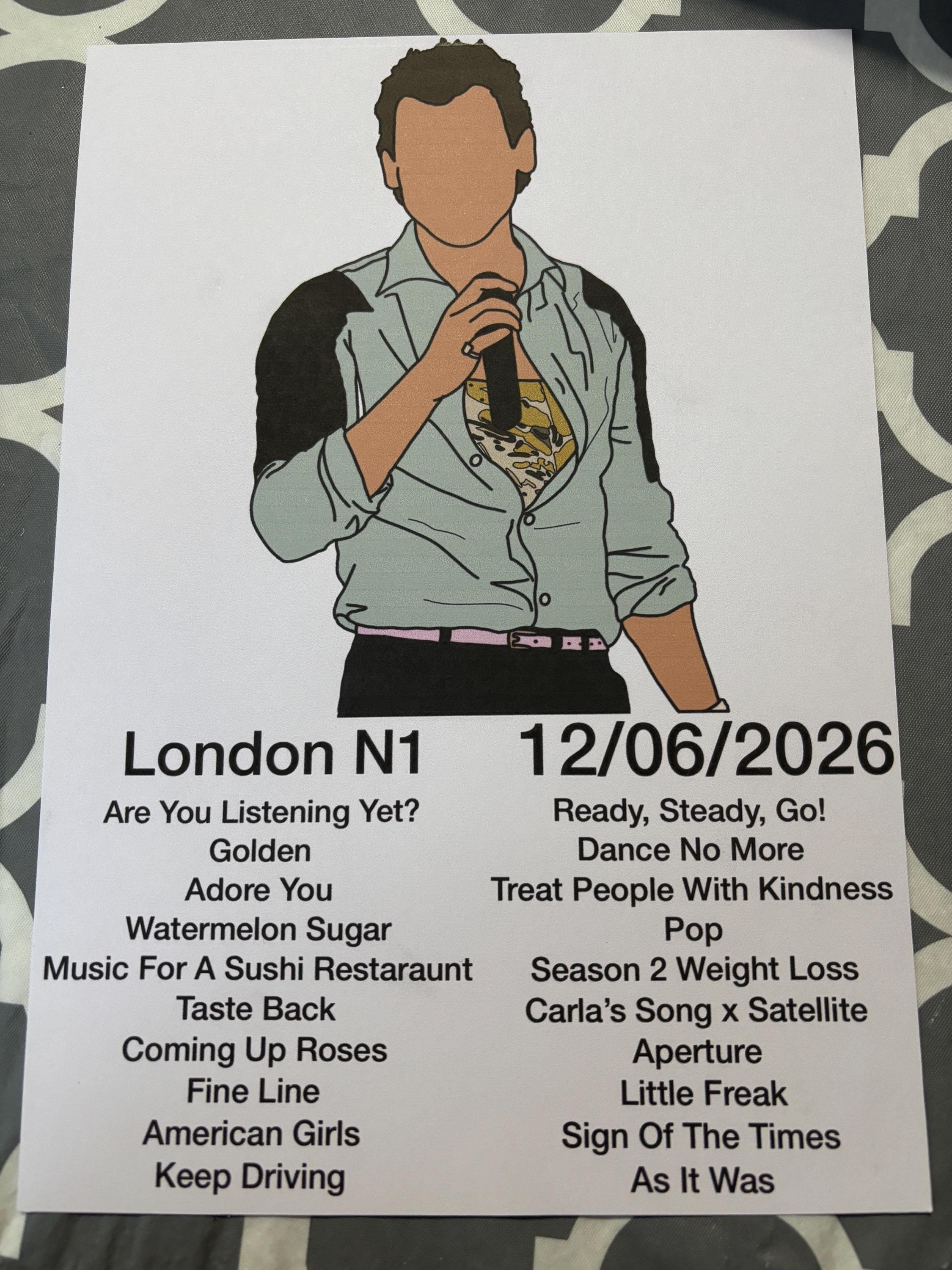 Harry styles sign of the times poster - Etsy 日本