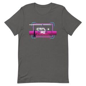 CTRL + AI | 80s Neon Synthwave Tee